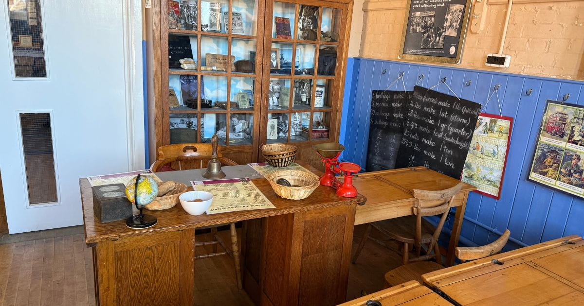 Historical learning tools on display at Hitchin’s British Schools Museum