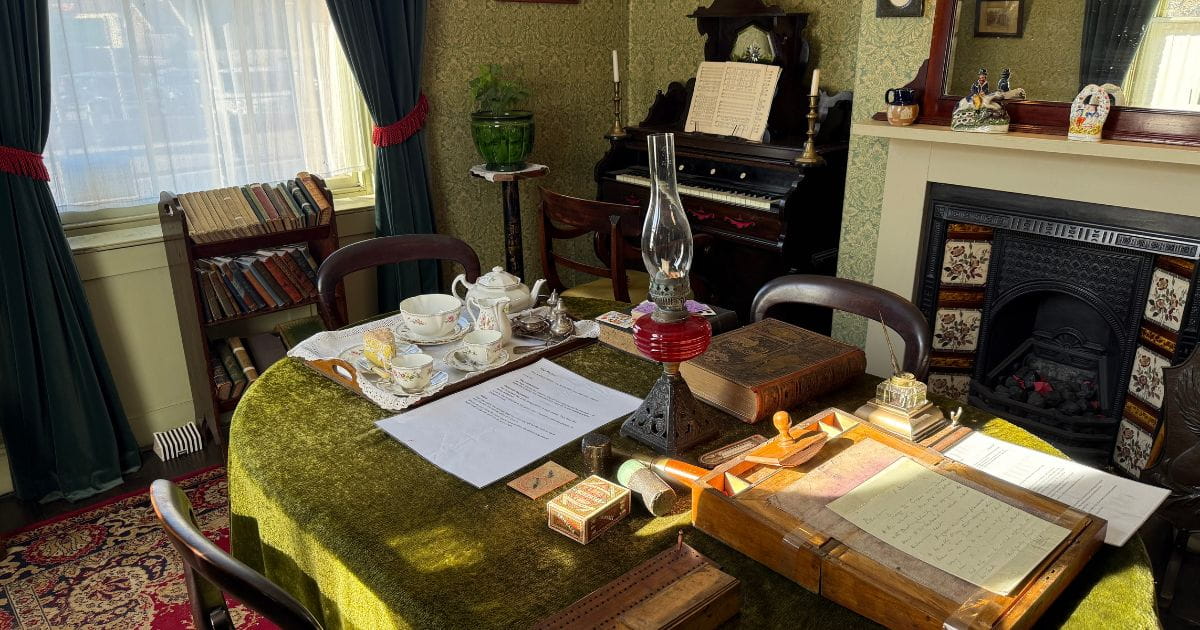Restored Victorian Headmaster’s House at the British Schools Museum, Hitchin