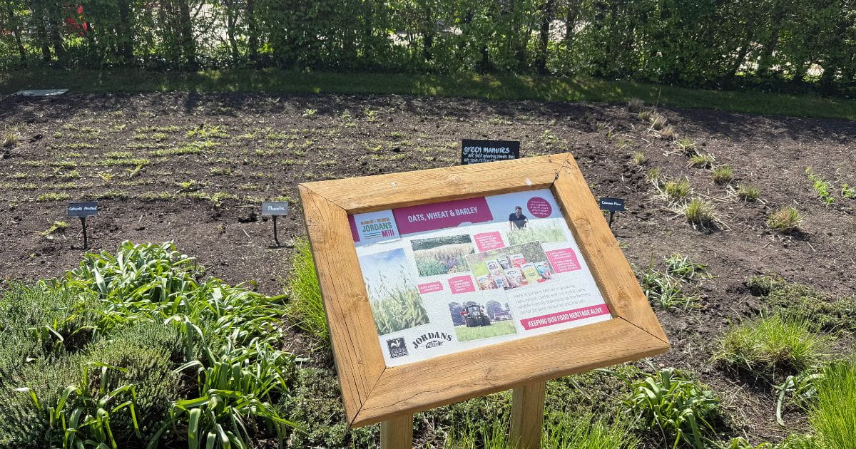 Jordans crop garden conservation wildlife