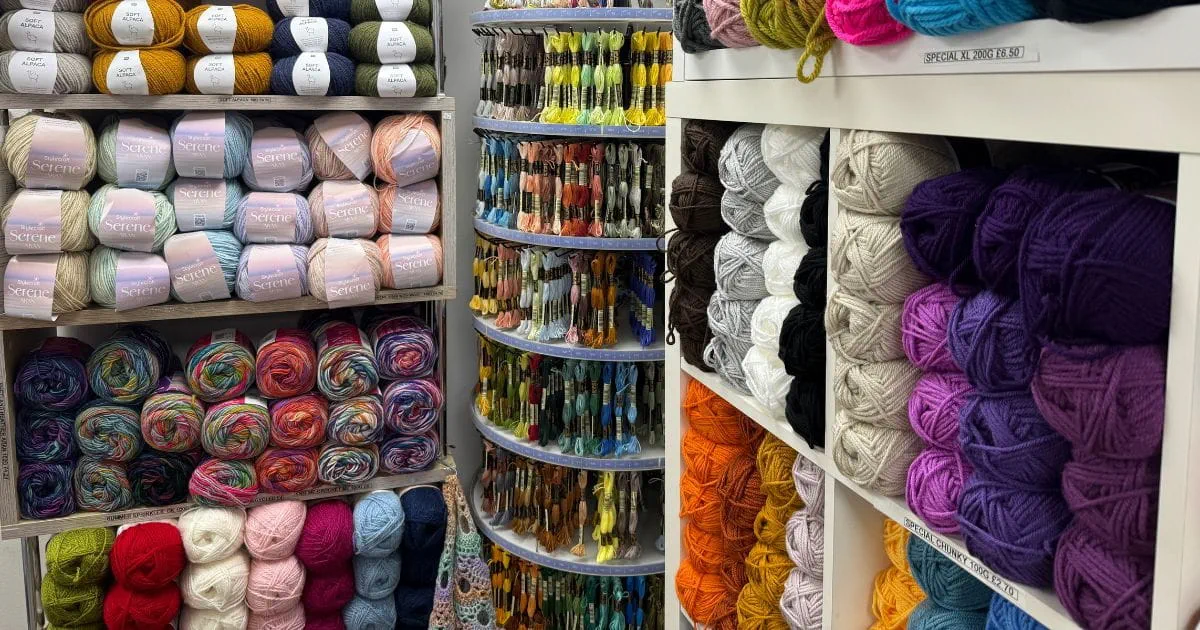 No 3 Royston yarn shop crafts handmade gifts