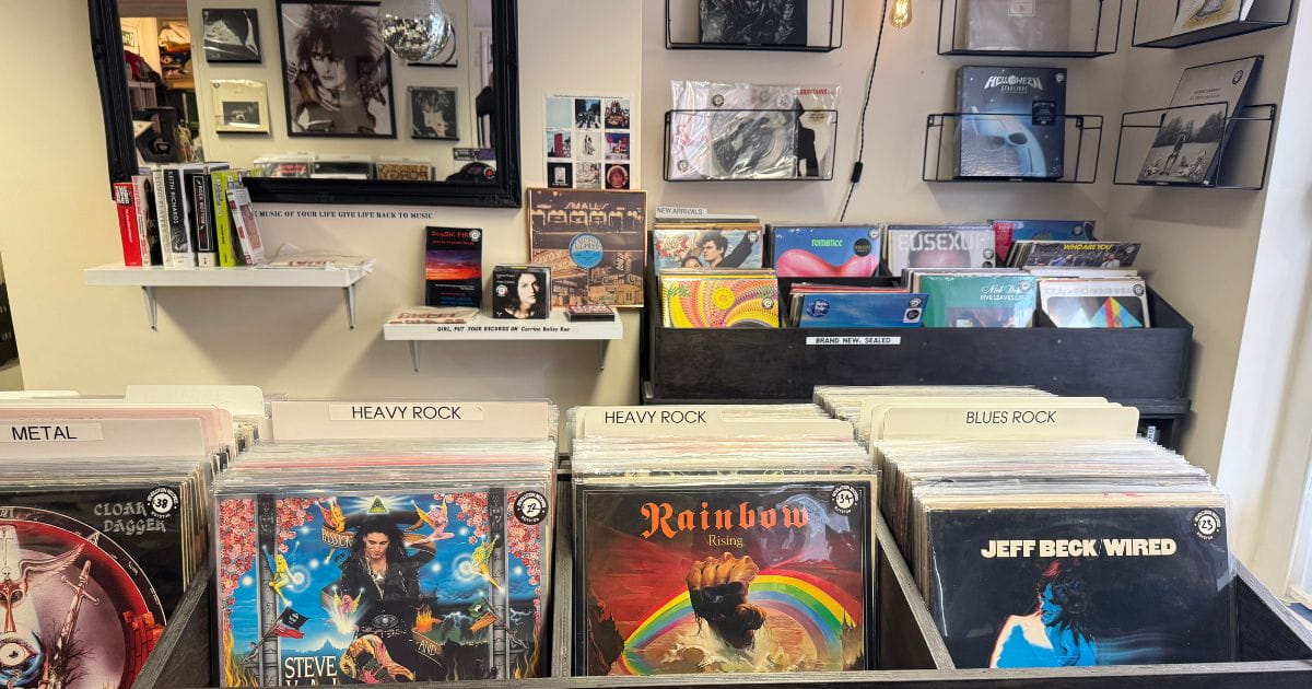 Revolution Records independent vinyl store Royston