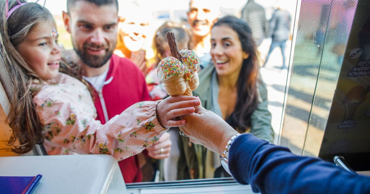 Family friendly day out ideas summer spring ice cream