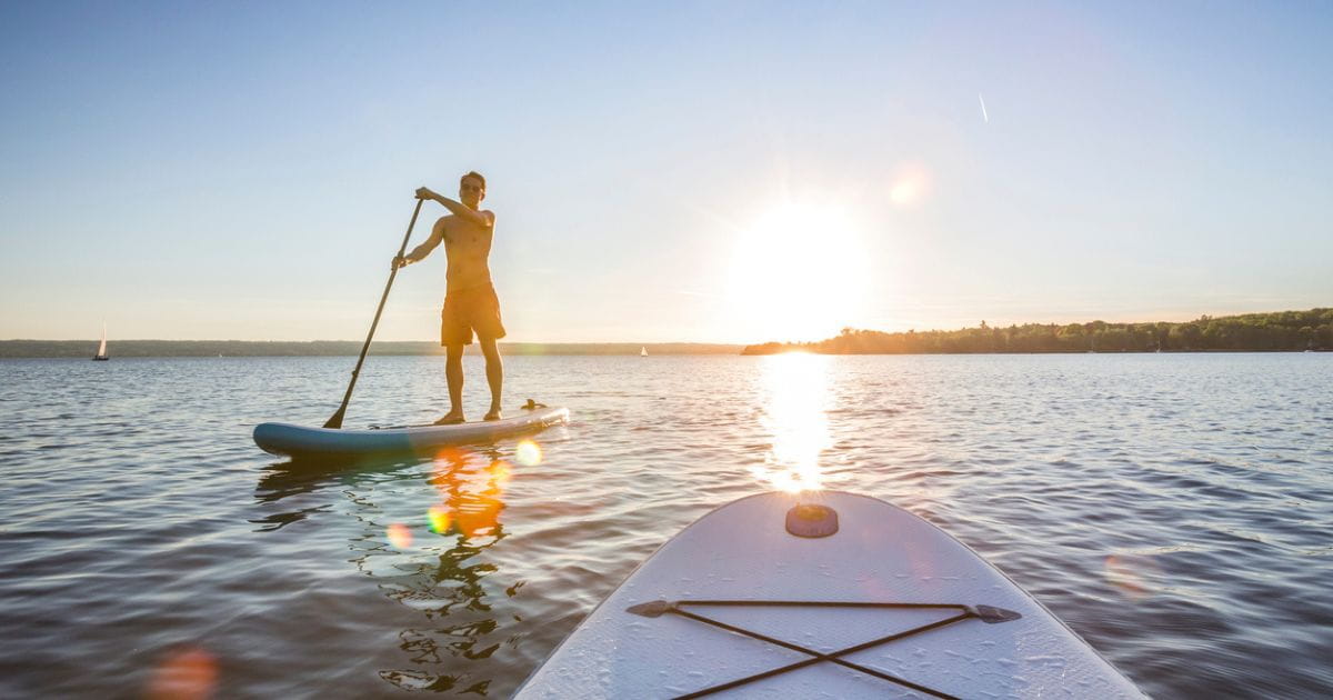 Stand up paddleboarding