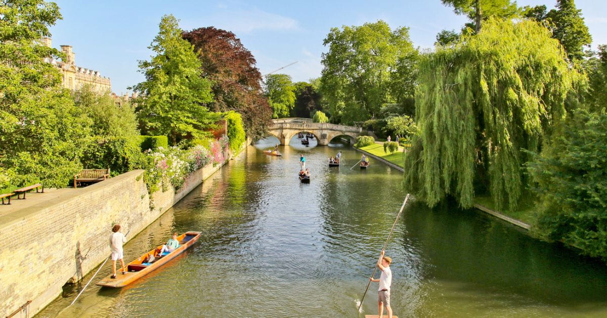Cambridge punting river