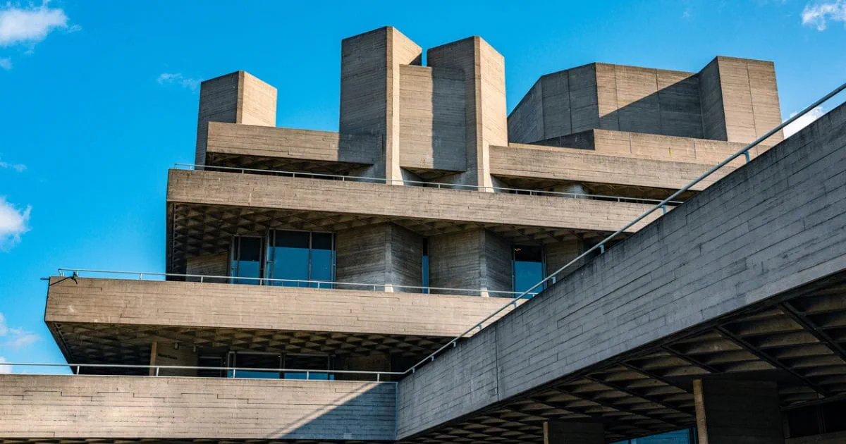 National Theatre brutalist architecture