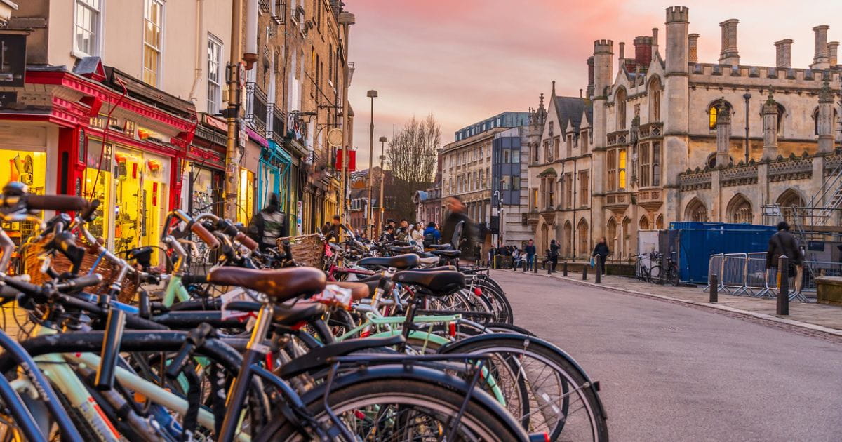 Sunset in Cambridge
