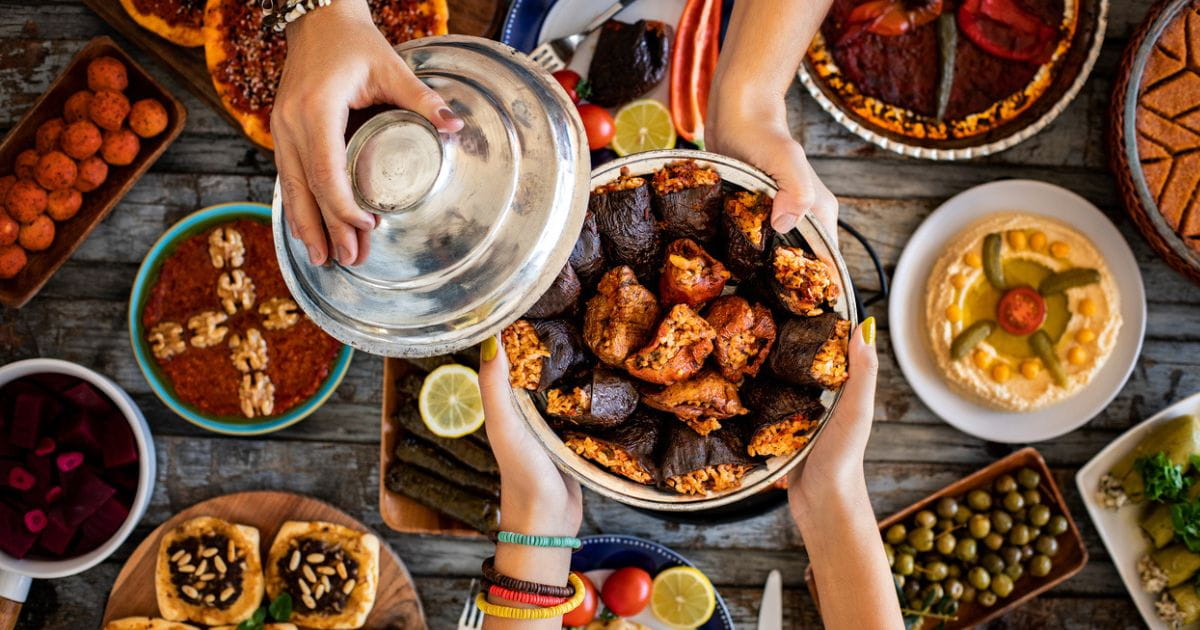 Turkish restaurant stock photo